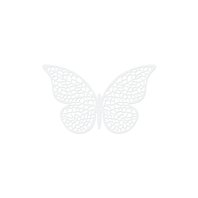 Dekorační papírové konfety "Motýlek", 10 kusů