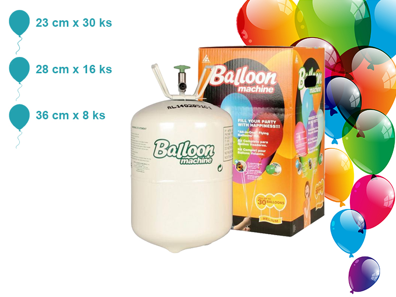 bomba pro nafukování balonků heliem